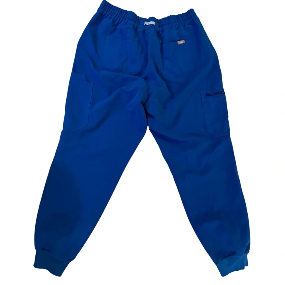 FIGS Scrub Jogger Pants‎ Blue XL Men’s Workwear Medical Scrubs Flawed Zipper